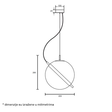 ARIA 54 VISILICA 7W 3000K