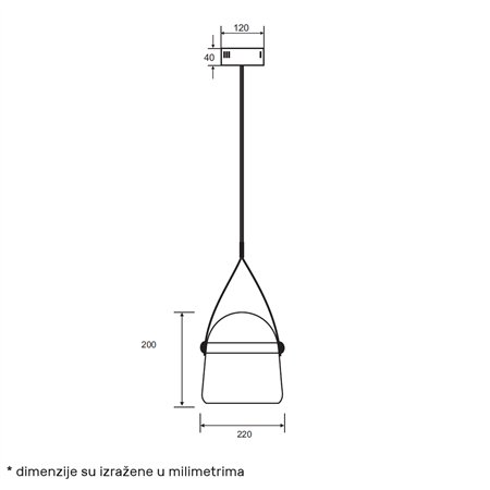 LUNA 311 VISILICA 10W 3000K