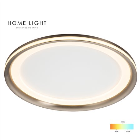 LUNA 325 PLAFONSKA SVETILJKA 45W 3000/4000/5700K SIVA