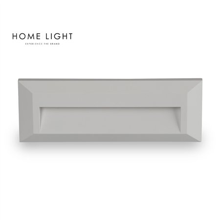 Nadgradna zidna svetiljka bele boje