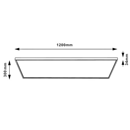LED PANEL N/Z KNS5-48W 4000K 12030
