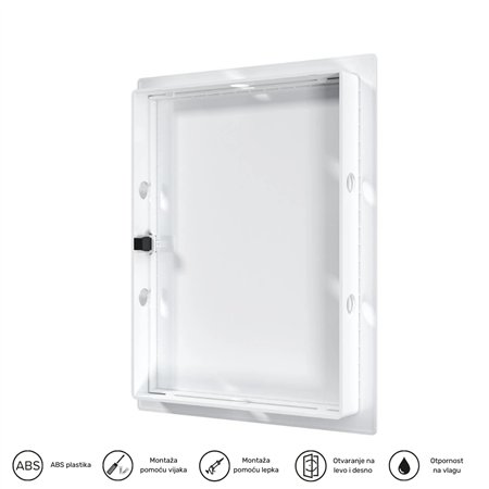 Revizioni otvor (revizija) L1520N za sakrivanje i jednostavnu inspekciju mernih uređaja