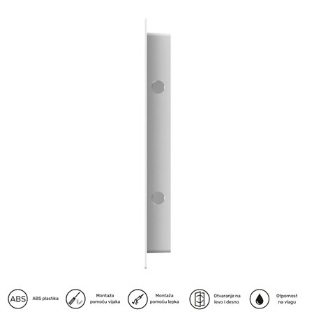 Revizioni otvor (revizija) L2020N za sakrivanje i jednostavnu inspekciju mernih uređaja