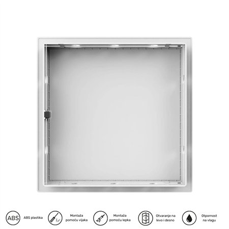 Revizioni otvor (revizija) L2020N za sakrivanje i jednostavnu inspekciju mernih uređaja