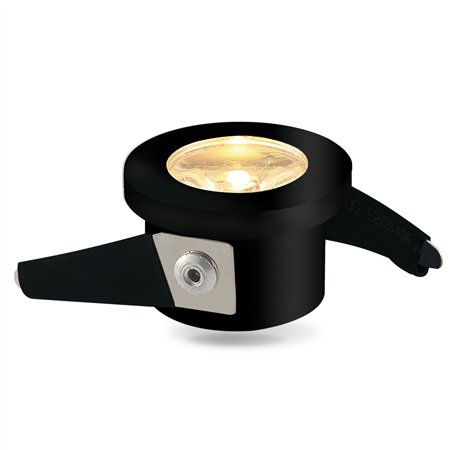 Ugradna LED rozetna crne boje