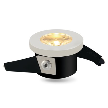 Ugradna LED rozetna crne boje