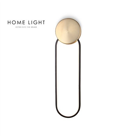 VESTA 658 ZIDNA LAMPA 15W 3000K CRNA/MESING