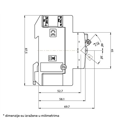 FID SKLOPKA 40/0.5A ETI