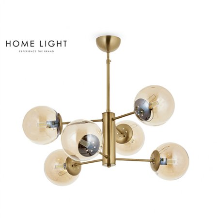 Alofi luster se sastoji se 6 staklenih kugli u kojima je sijalično grlo tip G9.