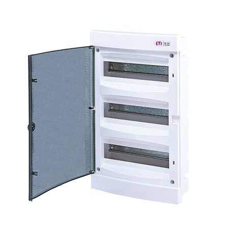 ETI razvodna tabla ECM36PT je ugradna distribuciona kutija dizajnirana za efikasno upravljanje električnim instalacijama.