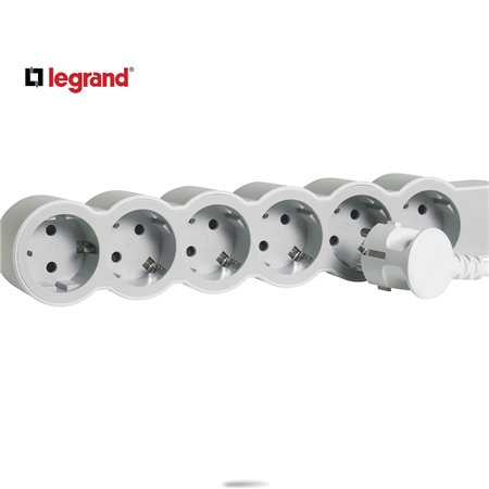 Produžni kabl - razvodnik sa 6 utičnica i kablom dužine 1