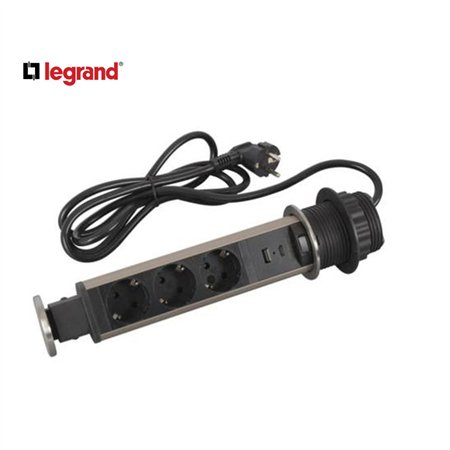 LG 654974 STUBIĆ 60 3X2P+E USB A+C 2M (CRNA)