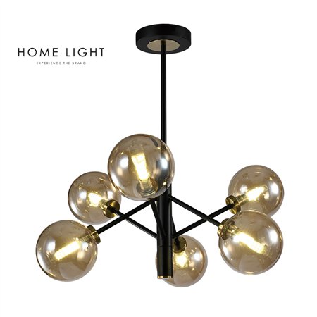 Elegantan luster sa šest svetlosnih izvora