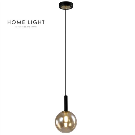 Visilica sa 1xG9 sijalicom u kombinaciji crne i bakarne boje.