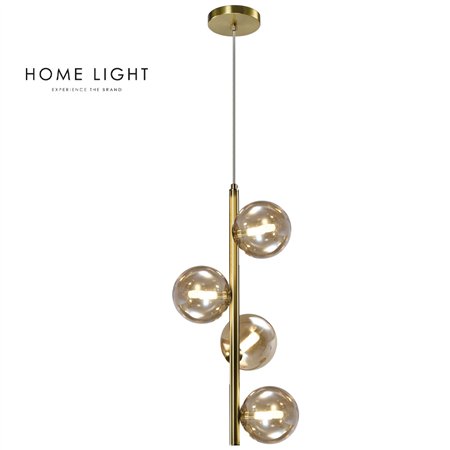 Luster sa 4xG9 sijalice u bakarnoj boji dodaje luksuzni izgled prostorima