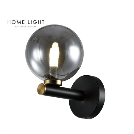 Zidna lampa sa 1xG9 sijalicom u kombinaciji crne i bakarne boje