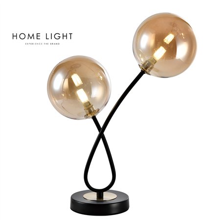 Lampa u crnoj i bakarnoj boji