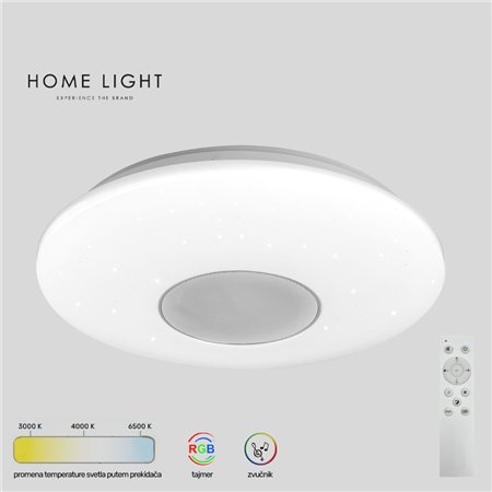 LED Bluetooth plafonjera sa daljinskom kontrolom