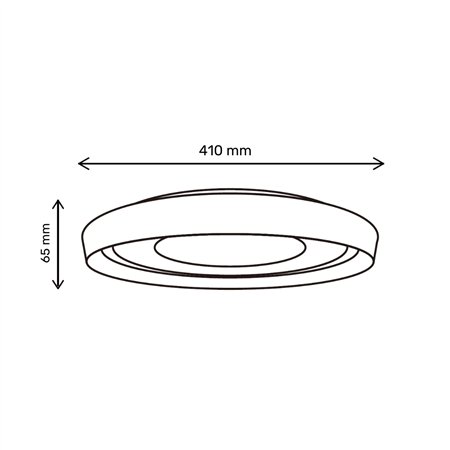 VESTA 672 LED PLAFONJERA 36W CCT