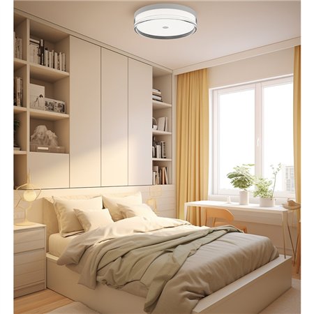 Moderna LED plafonska svetiljka bele boje