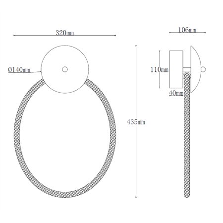 crne boje i snage 15W pruža efikasno osvetljenje