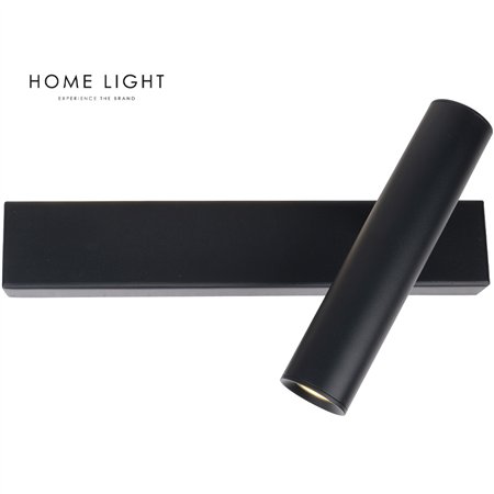 Elegantan dizajn LED zidne lampe u crnoj boji