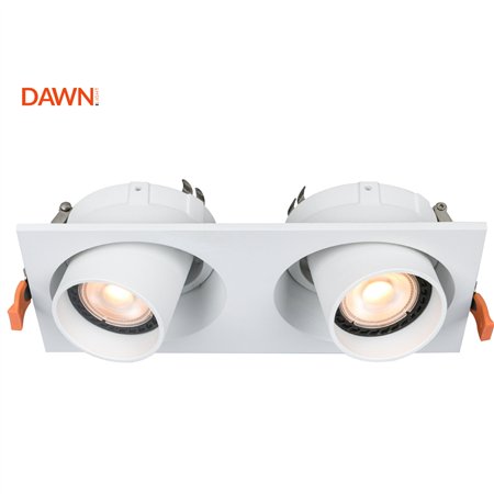 Rozetna 718 sa dva GU10 grla u beloj boji