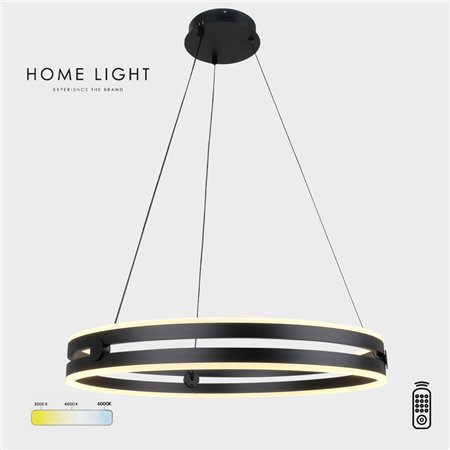 Crni LED luster sa 48W snage