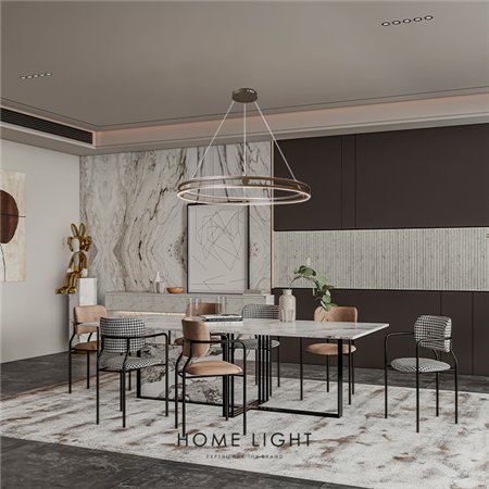 Crni LED luster sa 48W snage