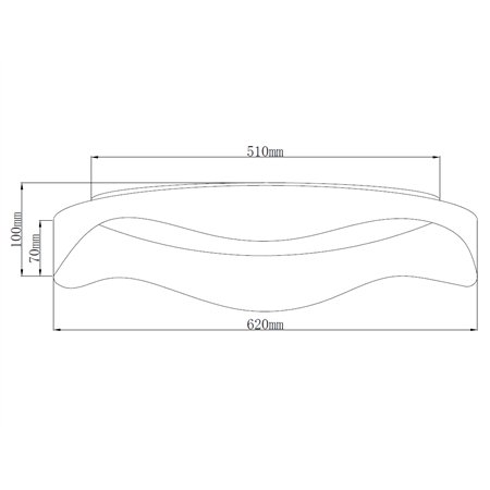 SOLEA 15 LED PLAFONJERA 24W 3000/4000/6000K BELA