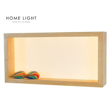 Zidna LED lampa-polica nudi snažno 20W svetlo sa toplim osvetljenjem (3000K)