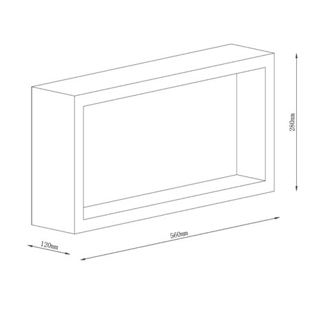Zidna LED lampa-polica nudi snažno 20W svetlo sa toplim osvetljenjem (3000K)