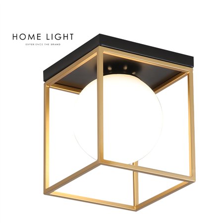 Plafonjera sa jednim grlom za E14  sijalicu idealna je za osvetljavanje manjih prostora