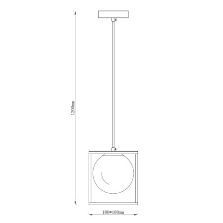 TALIA 73 VISILICA 1XE14 CRNA/ZLATO