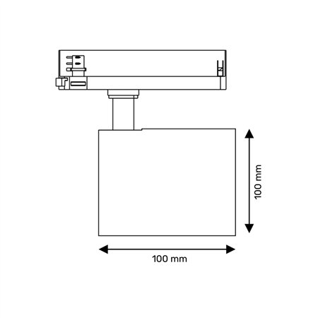 DAWN LED REFLEKTOR ŠINSKI XS-32 32W 3000K BELI TROSTEPENI