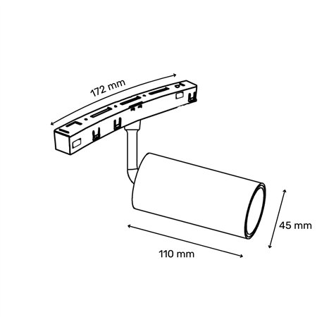 MAGNETIC REFLEKTOR TK1000 7W 3000K 30° 48V DC (R1000)