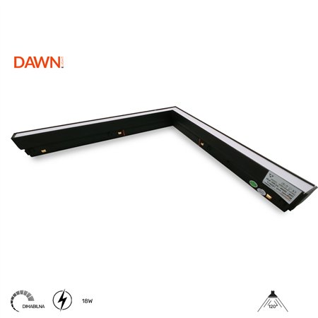 MAGNETIC SVETILJKA LED01-L 18W 3000K 120° 48V DC CRNA