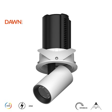 Ugradna bela LED svetiljka snage 12W