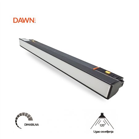 Magnetic svetiljka sa difuznim svetlom bez vildjivih LED dioda