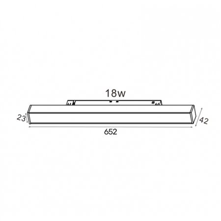 MAGNETIC SVETILJKA LED01-20W 3000K 120° 48V DC NEW