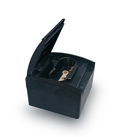 ŠUKO TROPOLNA PRIKLJUČNICA CRNA OG IP44 503.03