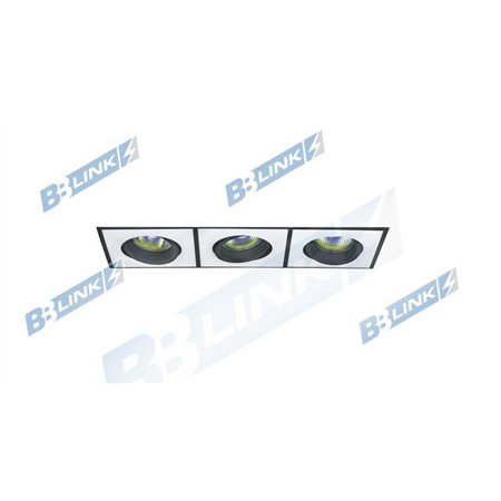 ROZETNA YD808-3 3*GU10 BELA/CRNA