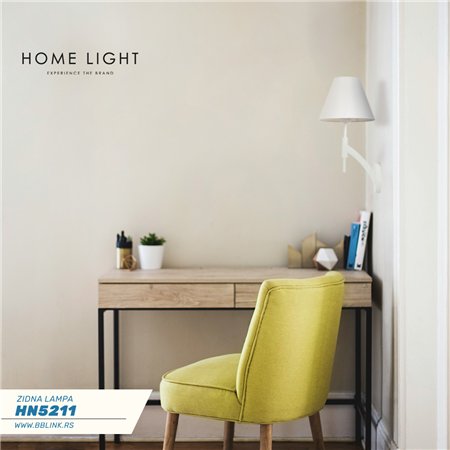 Zidna lampa klasičnog dizajna i izgleda