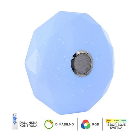 LED RGB plafonjera sa zvučnikom LP-801-36
