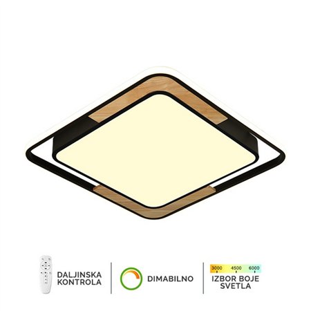 LED plafonska lampa F2820-55C BK