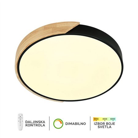 LED plafonska lampa F2811-16C BK