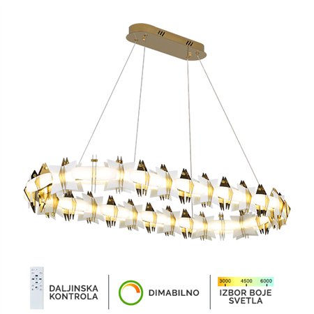 LED visilica KP4000-75V T