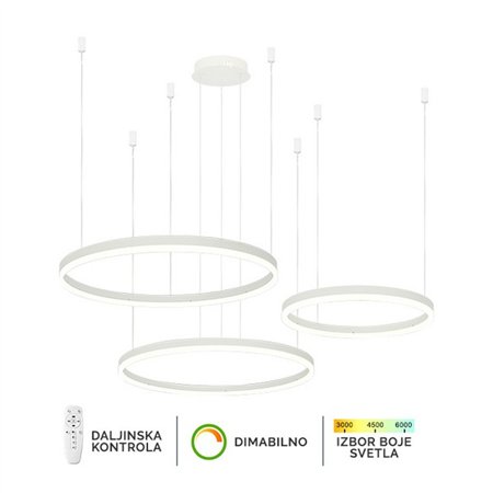 LED viseća lampa F2047-130C WH