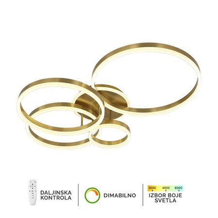 LED plafonska lampa F2047-132C SG