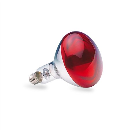 Infra red sijalica sa abažurom crvene boje